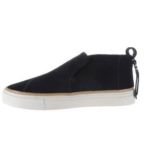 NWT Black Suede Slip ons Paxton